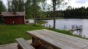 Фото номера Вилла Виллы Hiiden Kämppäkartano iso vuokramökki lähellä Tiilikan kansallispuistoa г. Соткамо 75